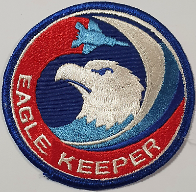 #ad US Air Force McDonnell Douglas F 15 Eagle Keeper Patch Badge. USAF GBP 12.00