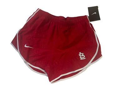 #ad Nike Women#x27;s St. Louis Cardinals Modern Tempo Shorts Red XSM $23.99
