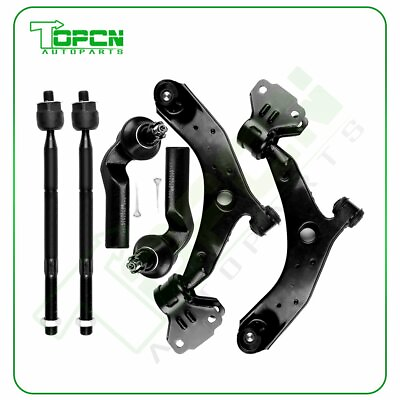 #ad 6pcs Brand Lower Control Arm Ball Joint Set Suspension Kit for 2010 2013 Mazda 3 $151.18