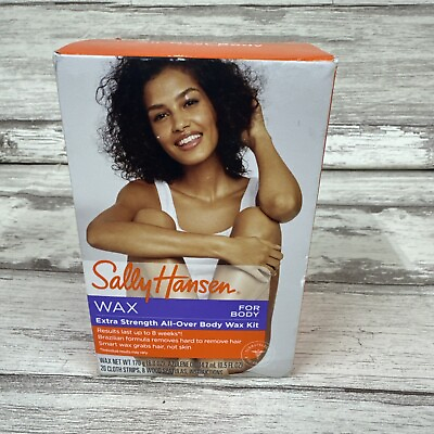 #ad Sally Hansen All Over Body Wax Kit Extra Strength 20 Cloth Strips $13.99