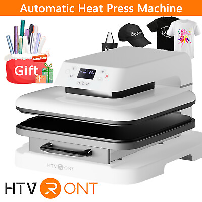 #ad HTVRONT 15quot;x15#x27;#x27; T Shirt Auto Heat Press Machine Transfer Sublimation Plate New $245.67