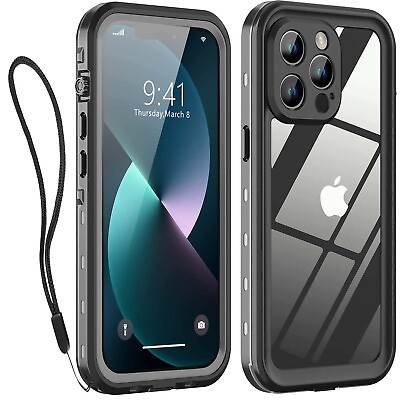 #ad For iPhone 13 Pro Max 13 Waterproof Case Cover Shockproof w Screen Protector $14.99