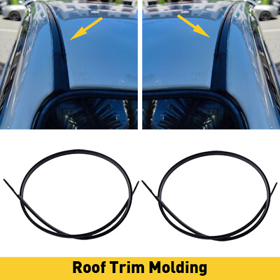 #ad Left amp; Right Side Roof Top Trim Molding Kit For 2007 2011 Toyota Camry Black $18.99