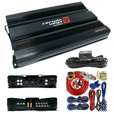 #ad Cerwin Vega CVP2500.5D 2500W 5 Channel Car Audio Amplifier 5 Channels Amp Kit $219.99