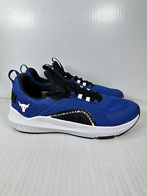#ad Under Armour Men#x27;s Project Rock BSR 3 Shoes Royal Black White Size 10 BRAND NEW $89.00
