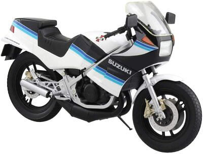 #ad AOSHIMA Skynet 1 12 Finished Bike Suzuki RG250Γ Blue x White $37.00