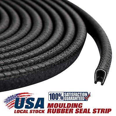 #ad 20ft Car Door Edge Trim Guard Rubber Seal Strip Protector Fit for Toyota Avalon $9.99