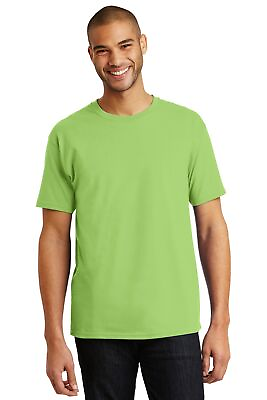 #ad 5250 Hanes Tagless 100% Cotton T Shirt $8.14