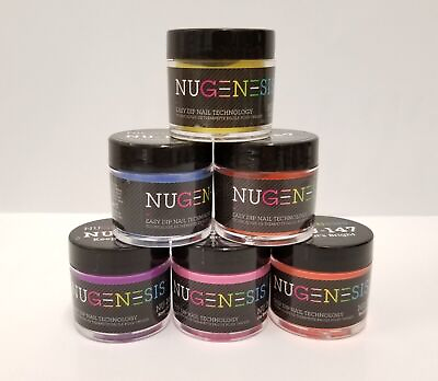 #ad Nugenesis Easy Dip Manicure Dipping Color Powder 2oz Choose Colors Part 3 $9.95