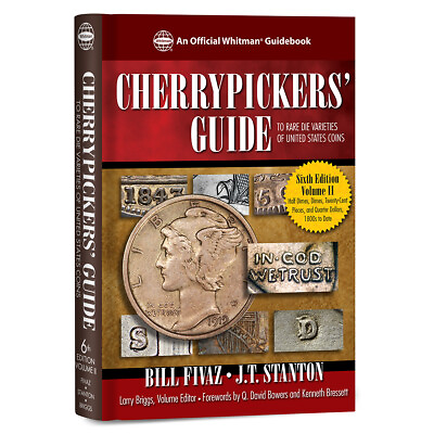 #ad Cherrypickers Guide to Rare Die Varieties of US Coins Vol.2 6th Ed Whitman $31.96