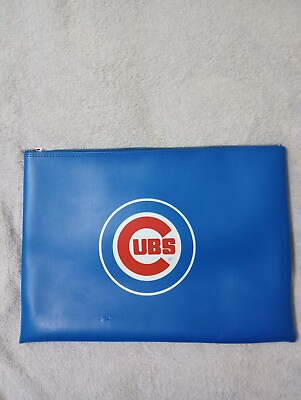 #ad Vintage Chicago Cubs Amoco Zippered Bag 15.25x11quot; $19.99