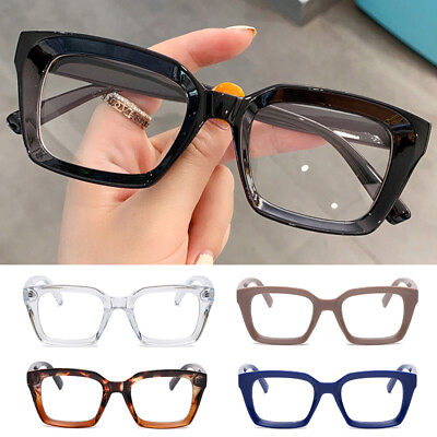 #ad Unisex Reading Glasses Large Square Oversized High definition Presbyopia 0 3.50 $3.29