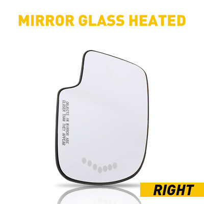 #ad Mirror Glass Turn Heated Signal Passenger For Side Chevy Silverado GMC Sierra $21.09