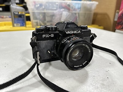 #ad Yashica FX 3 SLR 35mm Film Camera w Yashica 50mm Lens A31 $38.99