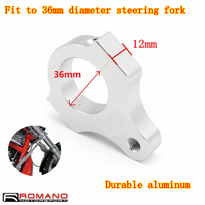 Motorcycle Mounting Bracket Clamp Fit to 36MM Diameter Steering Damper Fork Tube GBP 8.39