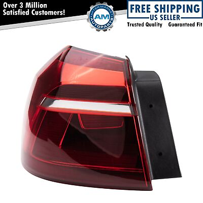 #ad #ad Left Outer Tail Light Fits 2017 2019 Volkswagen Passat $76.48
