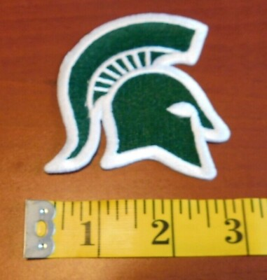 #ad Michigan State Spartans 3”X2” Iron On Embroidered Patch FREE Shipping $6.99