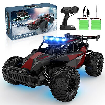 #ad Remote Control Car 2.4GHz High Speed 33KM H RC Cars Toys 1:12 Monster RC T... $77.10