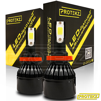 LED Kit Protekz Cree Light Bulbs for Headlight Size 9006 amp; 9005 60000LM 200W $59.14