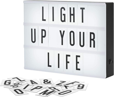 #ad the Original LED Marquee Light Box with 100 Letters amp; Numbers $48.99