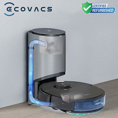 #ad ECOVACS Deebot T8 AIVI Robot Vacuum Mop Cleaner Self emptying Alexa Refurbish $199.99