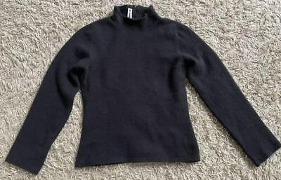 #ad Jil Sander Plain Women#x27;s Cashmere Neck Knit Sweater Dark Brown Size 34 USED $181.59
