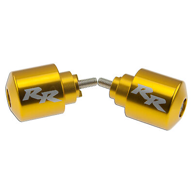 #ad Weight Slider Etched Gold For Honda CBR RR Handle Bar End CNC RR Engraved Stop $19.74