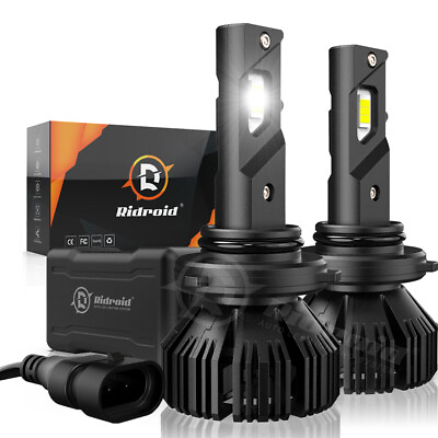 #ad RIDROID 9006 LED Headlight Bulb Conversion Kit Low Beam White Super Bright 6500K $22.89