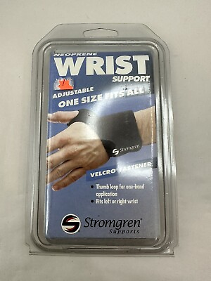 #ad Stromgren New in Box Neoprene Wrist Support One Size Fits All Left Or Right $12.50