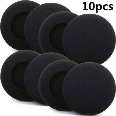 #ad 10X Foam Pads Ear Pad Cushion Sponge Earpads Headphones Headset Cover Hat Black $1.89