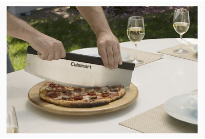 #ad Cuisinart Alfrescamore Quick Pizza Cutter 15quot; Blade Full Pizza Rocker Grill $18.00