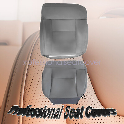 #ad Bottom Top Seat Cover Flint Gray For Ford F150 Super Cab 2004 2008 Driver Side $78.59