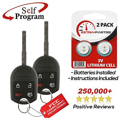 #ad 2 For 2014 2015 2016 Ford Transit Connect Key Car Remote Keyless Entry Fob $16.69