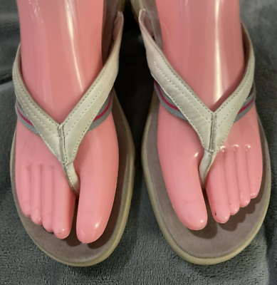 #ad #ad ECCO Women’s Thong Comfort Flip Flops Sandals Sz EU 40 US 9.5 $19.95