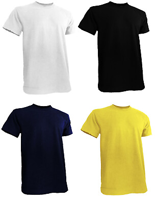 #ad Mens Big and Tall Shirts Short Sleeve Round Neck S to 7XLT $17.99