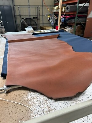 #ad #ad LEATHER SIDES 19 21 SQFT 7 8 Oz Brown NEW****** $67.00