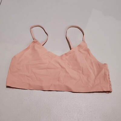 #ad Victoria#x27;s Secret Women Bra Medium Pink Bralette Lace Wireless Pullover $12.96