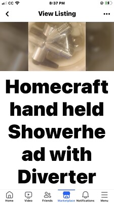 #ad Home craft Showerhead With Diverter $20.00