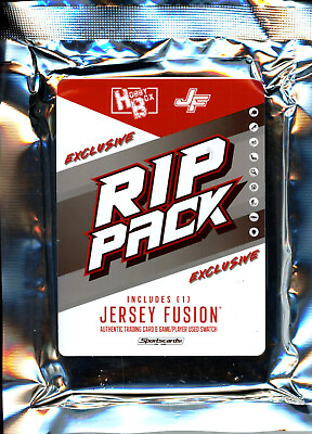 #ad 2023 Jersey Fusion Hobby Box Exclusive Rip Pack Game Player used Swatch $19.99