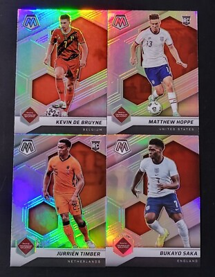 #ad 2021 22 Panini Mosaic FIFA Road to World Cup Soccer SILVER PRIZMS You Pick $1.40