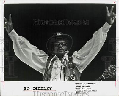 #ad 1972 Press Photo Singer Bo Diddley hpp31328 $19.99
