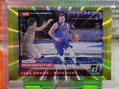 #ad 2021 22 Panini Donruss Basketball Luka Doncic Franchise Features Gold Laser23 25 $69.99