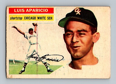 #ad 1956 Topps #292 Luis Aparicio Rookie GD VG Chicago White Sox HOF Baseball Card $62.93