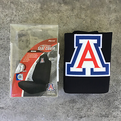 #ad Arizona Wildcats Pilot Automotive Collegiate Seat Cover NCAA Car Front Black $29.97