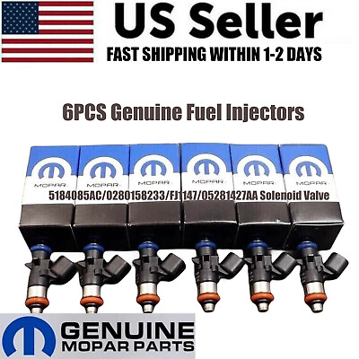 #ad New 6PCS Genuine Fuel Injectors MOPAR For Chrysler Dodge Durango 3.6L V6 $106.99
