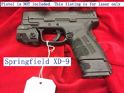 #ad Rechargeable Ultra Compact RED Laser for pistol Ruger SR9 SR40 Glock Springfield $38.75