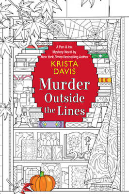 #ad Murder Outside the Lines Pen Ink Paperback By Davis Krista ACCEPTABLE $4.48