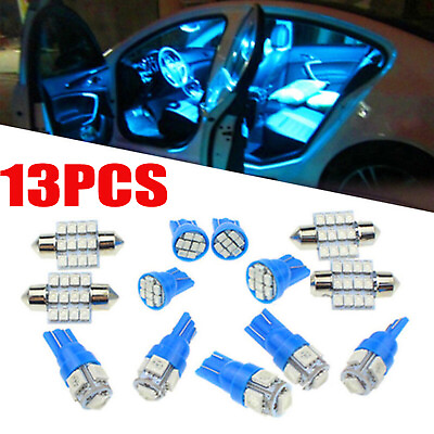 13x Auto Car Interior LED Lights Dome License Plate Lamp 12V Kit Accessories 8k $8.99