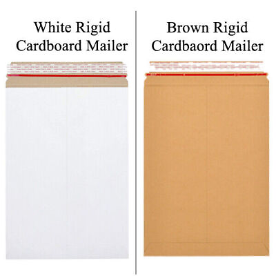 #ad Cardboard Mailer Shipping Envelope Flat Rigid Mailer Choose: Size Color amp; Pack $1333.01