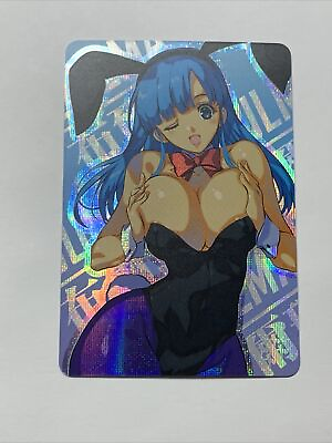 #ad Bunny Bulma Dragon Ball Sexy Goddess Waifu Card Girl Holo Doujin Anime Adult 18 $14.28